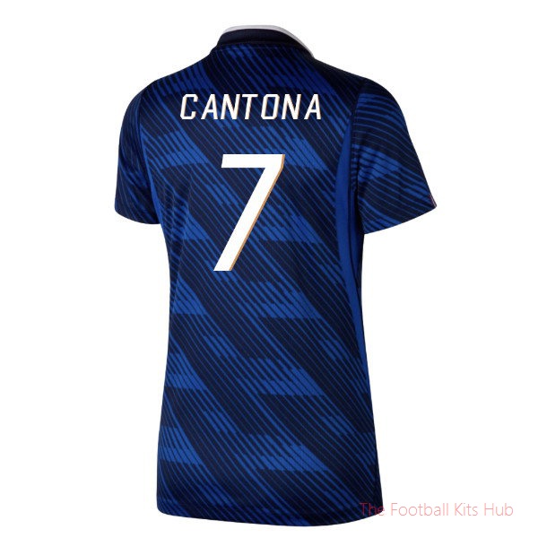 2026-2027 France Home Shirt (Womens) (Cantona 7)-unisoccer store